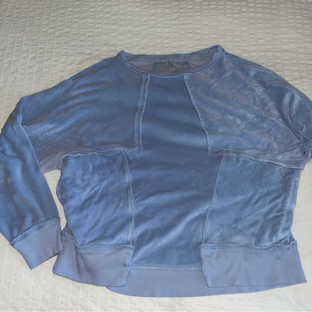 velvet free people sweatshirt